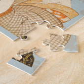  Japanse Geisha Girls in Kimonos Legpuzzel (Zijkant)