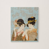  Japanse Geisha Girls in Kimonos Legpuzzel (Verticaal)