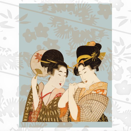 Japanse Geisha Girls in Kimonos Poster