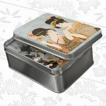 Japanse Geisha Girls in Kimonos Puzzel<br><div class="desc">illustratief afbeelding voor het dagelijks leven met twee prachtige vrouwen, de traditionele Japanse vrouw-entertainers genaamd Geisha-meisjes (geiko of geigi), die voornamelijk werken voor het vermaken van mannelijke klanten. Ze fungeren als gastessen en hun vaardigheden omvatten het uitvoeren van verschillende Japanse kunsten zoals klassieke muziek, dans, games en conversatie. Een dame...</div>