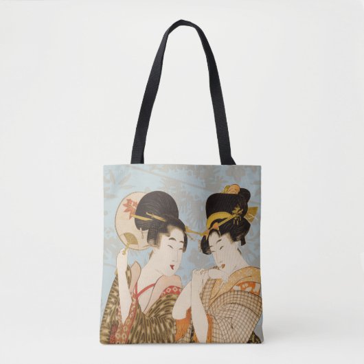  Japanse Geisha Girls in Kimonos Tote Bag (Voorkant)