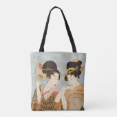  Japanse Geisha Girls in Kimonos Tote Bag (Achterkant)