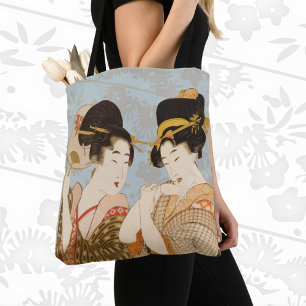Japanse Geisha Girls in Kimonos Tote Bag