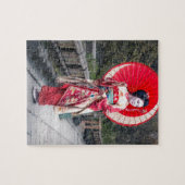 Japanse Geisha in Kyoto Legpuzzel (Horizontaal)