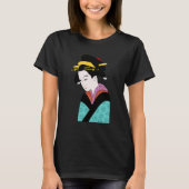 Japanse geisha kimono leuke kunst t-shirt (Voorkant)