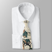 Japanse geisha maiko en kind ukiyo-e  kunst stropdas (Gebonden)