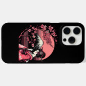 Japanse Geisha Mount Fuji Kersenbloesem Bomen Case-Mate iPhone Case (Achterkant (horizontaal))