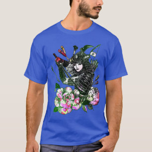 Japanse Geisha Sword Samurai Warrior T-shirt