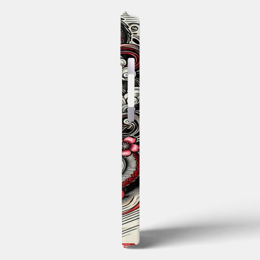 Japanse Geisha Telefoonhoes - Elegant Art Design Case-Mate iPhone Case (Achterkant / Links)