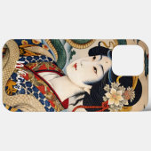 Japanse Geisha Ukiyo e Art Naam Case-Mate iPhone Case (Achterkant (horizontaal))