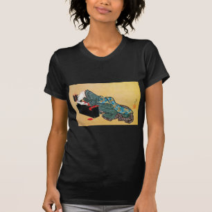 Japanse Geisha Woman, Hokusai, Ukiyo-e T-shirt