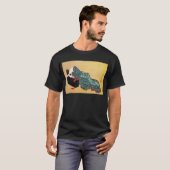 Japanse Geisha Woman, Hokusai, Ukiyo-e T-shirt (Voorkant volledig)
