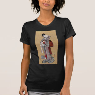 Japanse Geisha Woman, Hokusai, Ukiyo-e T-shirt