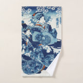 Japanse Geisya Woman, Kuniyoshi, Ukiyo-e Bad Handdoek (Handdoek)