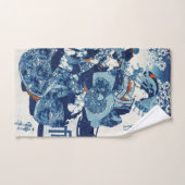 Japanse Geisya Woman, Kuniyoshi, Ukiyo-e Bad Handdoek (Handdoek)