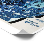 Japanse Geisya Woman, Kuniyoshi, Ukiyo-e Poster (Hoek)