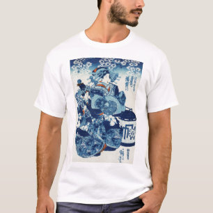 Japanse Geisya Woman, Kuniyoshi, Ukiyo-e T-shirt