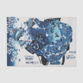 Japanse Geisya Woman, Kuniyoshi, Ukiyo-e Tissuepapier (Voorkant)