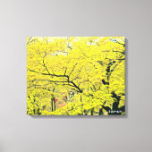 Japanse gele gingko-reisdruk canvas afdruk (Voorkant)