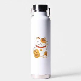 Japanse Geluks Kat, Maneki Neko Waterfles