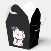 Japanse gelukskat Favor box Bedankdoosjes (Geopend)