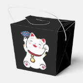 Japanse gelukskat Favor box Bedankdoosjes (Achterkant)