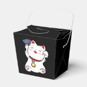 Japanse gelukskat Favor box Bedankdoosjes (Voorkant Zijde)