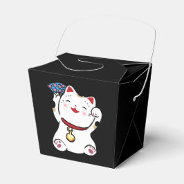 Japanse gelukskat Favor box Bedankdoosjes
