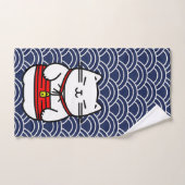 Japanse gelukskat of Maneki-Neko Bad Handdoek (Handdoek)