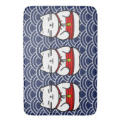 Japanse gelukskat of Maneki-Neko Badmat (Voorkant Verticaal)