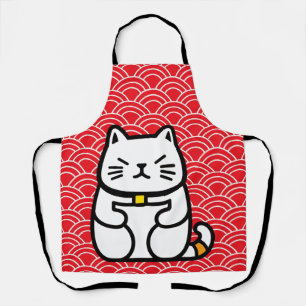 Japanse gelukskat of Maneki-Neko Schort