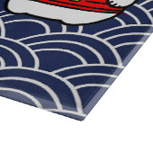 Japanse gelukskat of Maneki-Neko Snijplank (Hoek)