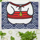 Japanse gelukskat of Maneki-Neko Theedoek (Gevouwen)