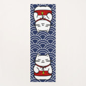 Japanse gelukskat of Maneki-Neko Yogamat (Voorkant)