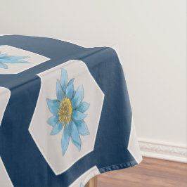 Japanse Geometric Lily Flower Pattern Tafelkleed