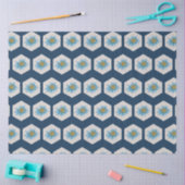 Japanse Geometric Lily Flower Pattern Tissuepapier (Craft)