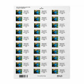 Japanse geslepen tuin etiket (Full Sheet)