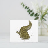 Japanse gewone katvis briefkaart (Staand voorkant)