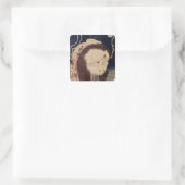 Japanse Ghost Vierkante Sticker (Tas)