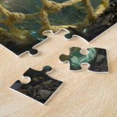 Japanse glazen visvangst drijver legpuzzel (Zijkant)