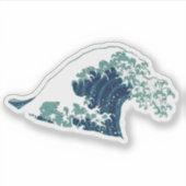 Japanse golf clipart, illustratie sticker (Voorkant)