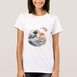 Japanse Golf Mount Fuji Sakura T-Shirt