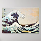 Japanse golfafdrukken poster (Voorkant)