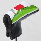 Japanse golfer golfheadcover (3/4 voorkant)
