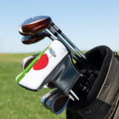 Japanse golfer golfheadcover (Insitu)