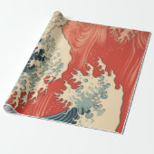JAPANSE GOLFGOLF WRAPPING PAPER CADEAUPAPIER (Uitgerold)