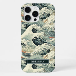 Japanse Golfpatroon met Monogram iPhone 16 Pro Max Hoesje