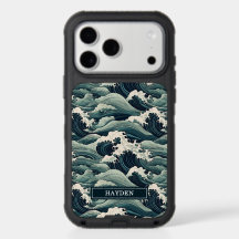 Japanse Golfprint met Monogram