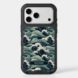 Japanse Golfprint met Monogram