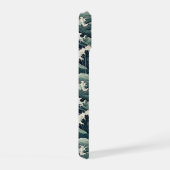Japanse Golfprint met Monogram iPhone 15 Case (Rechterkant)